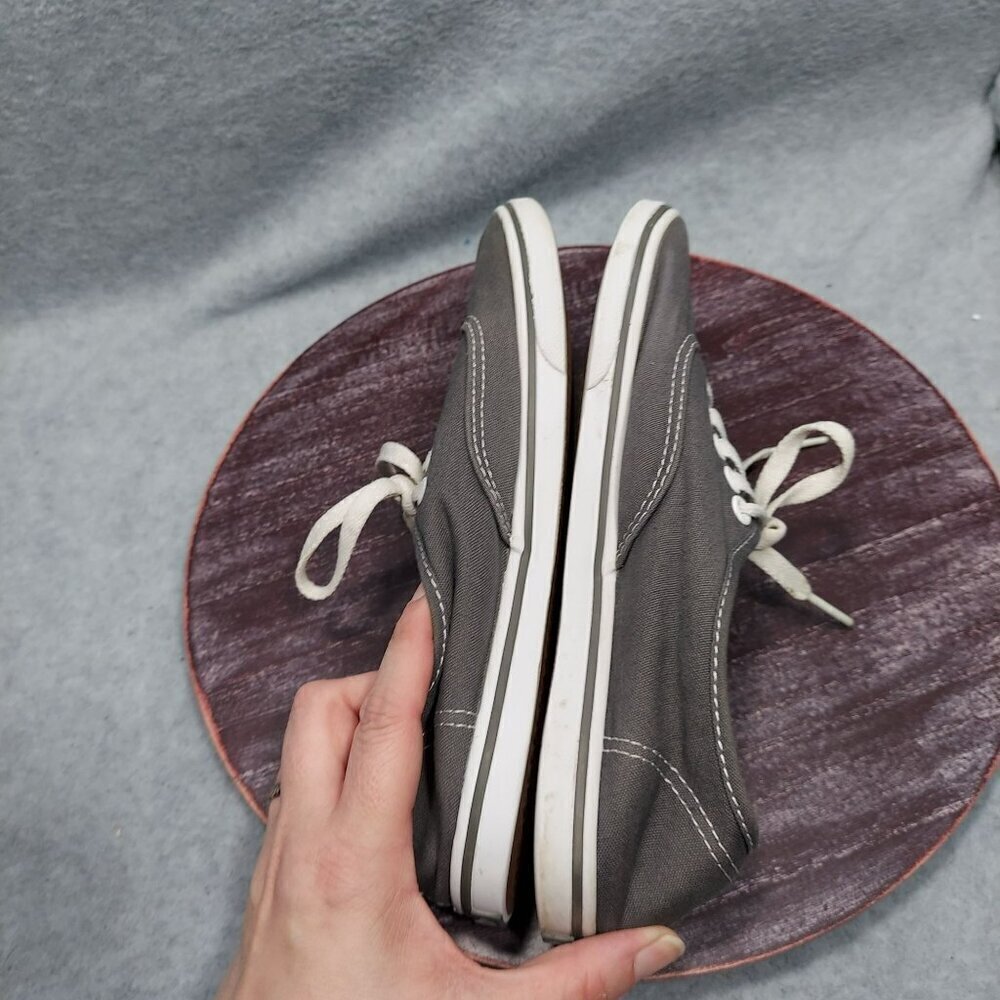 Vintage Vans Authentic Grey Canvas Lace-Up Sneakers Unisex Size - Picture 10 of 11